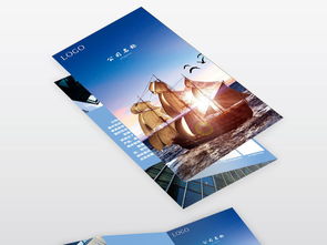 藍(lán)色企業(yè)公司簡(jiǎn)介三折頁(yè) 高清CDR模板與圖文設(shè)計(jì)制作大全